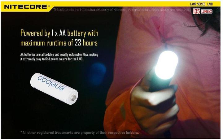 Actual product image Nitecore La10 Cri (7.85 cm, 75 lm)