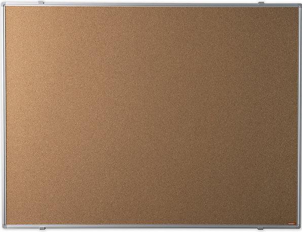 Actual product image eurokraft basic pin board, natural cork, WxH 900 x 600 mm. (Bulletin board, 60 x 90 cm)