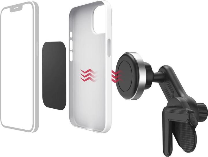 Produktbild Hama Handyhalterung für Tesla Model 3/Y, magnetisch, 360 Grad drehbar, universal