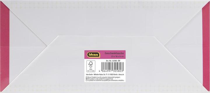 Produktbild Idena Geschenktasche Happy Birthday Ballons Kupferpapier 128g/m² 18x23x8cm (Geschenkbox, 1 x)