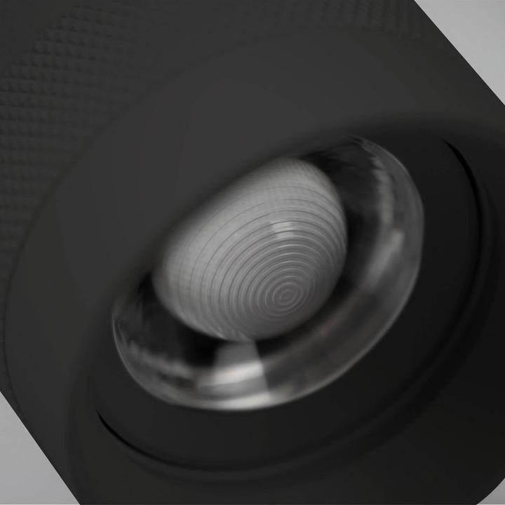 Actual product image Isoled 3-PH track spotlight, focusable, 24W, 20°-55°, black matt, 3000K