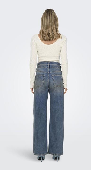 Actual product image Only ONLESME-HOPE Super-High Waist Weiter Beinschnitt Jeans Jeans mit weitem Bein (W28/L32)
