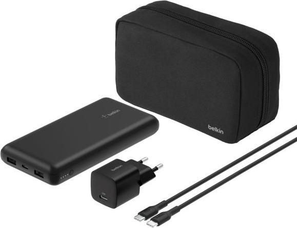 Belkin BoostCharge Powerbank Set 20.000mAh USB-C Ladeg. BU042kqBK (20000 mAh, 25 W)