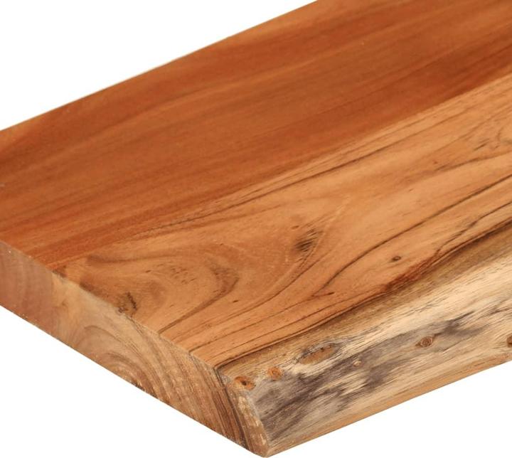 Actual product image VidaXL Wall shelf rectangular tree edge hanging shelf office shelf solid wood acacia