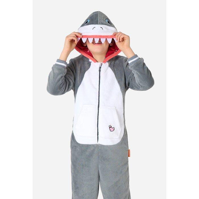 Produktbild OppoSuits Hai Onesie für Kinder (158, 164, 170, 176)