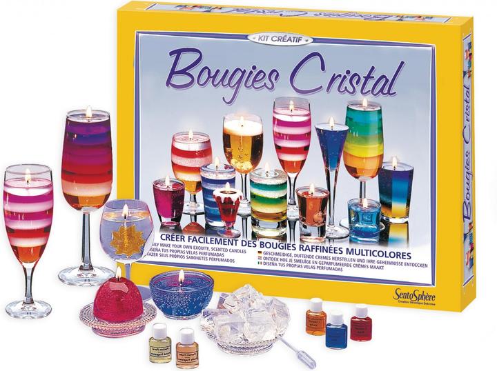 Image du produit Sentosphere Kit créatif Bougies de cristal