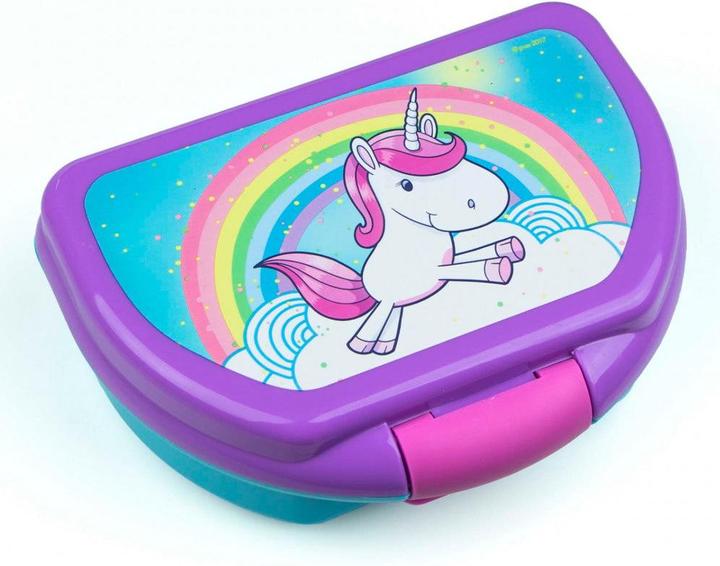 Produktbild Magni Nordic Crew Brotdose für Kinder mit einem Fach, Lunchbox aus Kunststoff mit Clip-Verschlüssen, Vespe