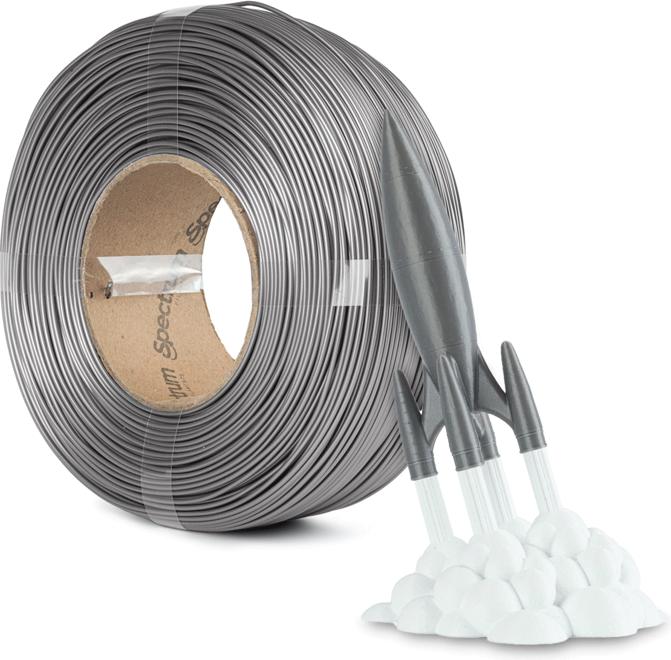 Produktbild Filament High Speed PLA Refill Silver Star 1kg 1.75mm (PLA, 1.75 mm, 1000 g, Silber)