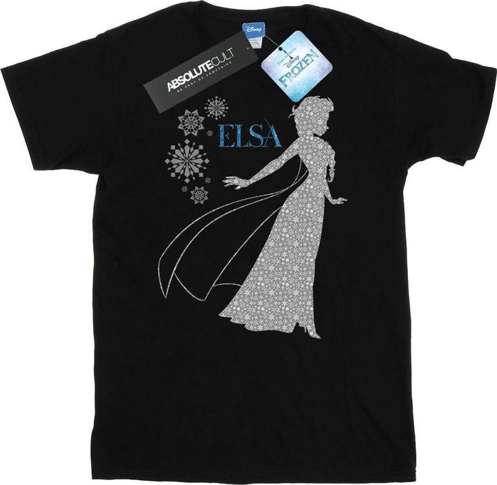 Disney Frozen Elsa Christmas Silhouette TShirt (XL)