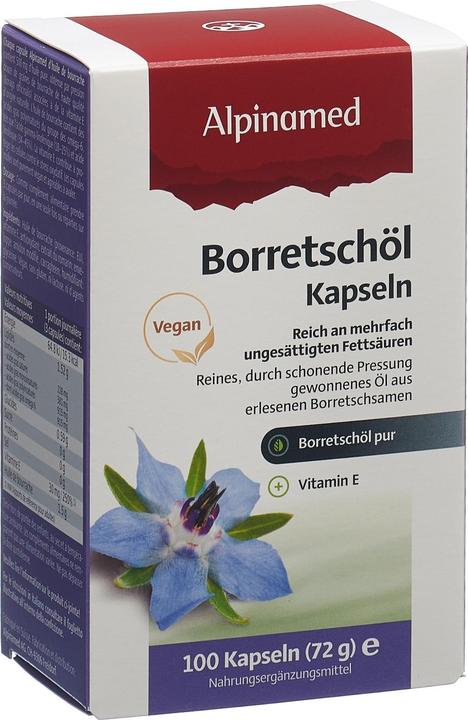 Alpinamed Borretschöl (100 Stück, Kapseln, 90 g)