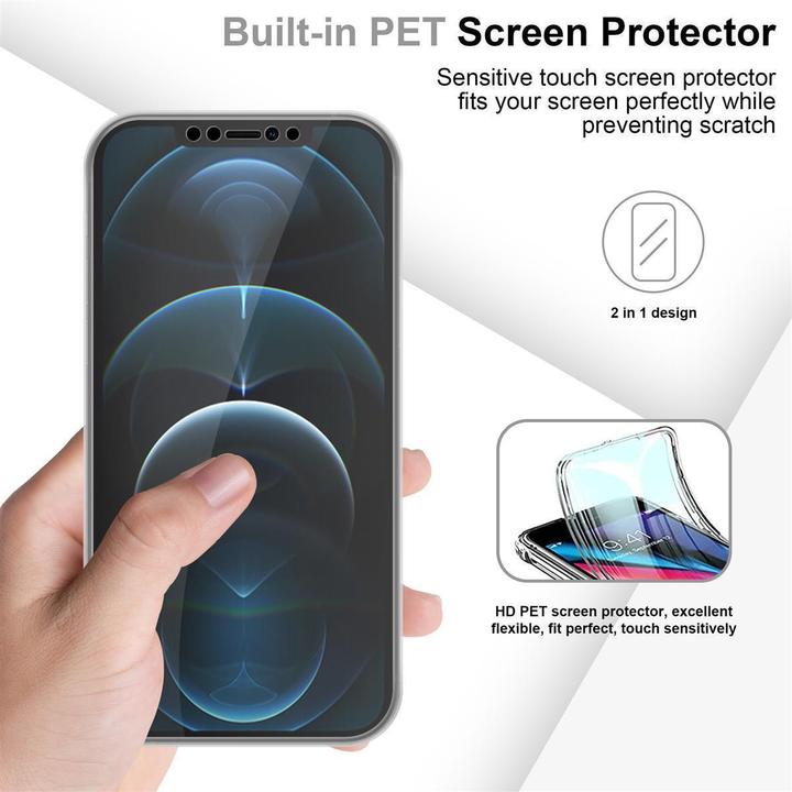Image du produit Cadorabo TPU 360 degrés Case Cover (Apple iPhone 12 Pro Max)