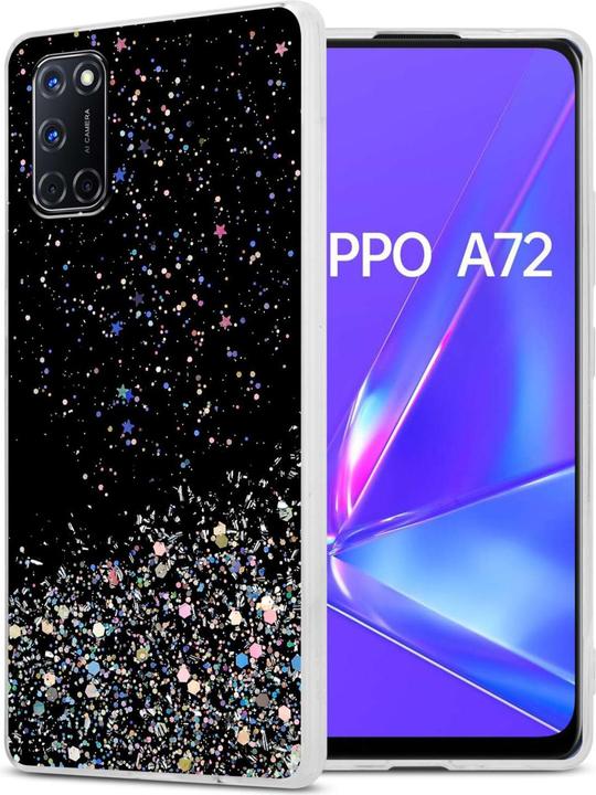 Image du produit Cadorabo Coque pour Oppo A72 TPU funkelnder Glitter (Oppo A72)
