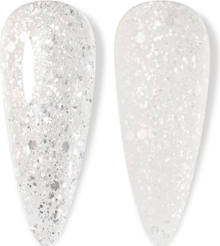 Actual product image Venalisa Gellack 441 UV/LED (White glitter, UV gel varnish)