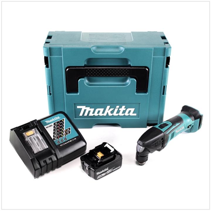 Produktbild Makita DTM 50 RT1J 18V Li-Ion Akku Multifunktionswerkzeug im Makpac + 1x BL 1850 B 5,0 Ah Akku + 1x