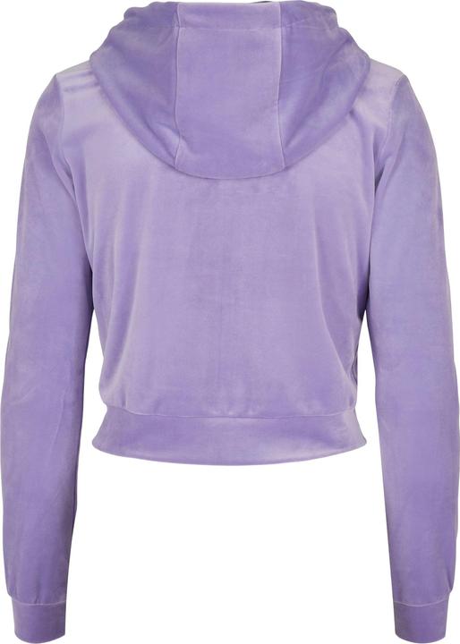Produktbild Urban Classics Ladies Short Velvet Zip Hoody (XL)