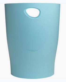 Image du produit Exacompta Corbeille à papier Ecobin Skandi - Bleu givré (15 l)