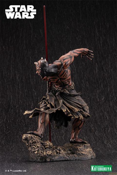 Actual product image Kotobukiya Star Wars: The Phantom Menace ARTFX Statue 1/7 Darth Maul Nightbrother 30 cm