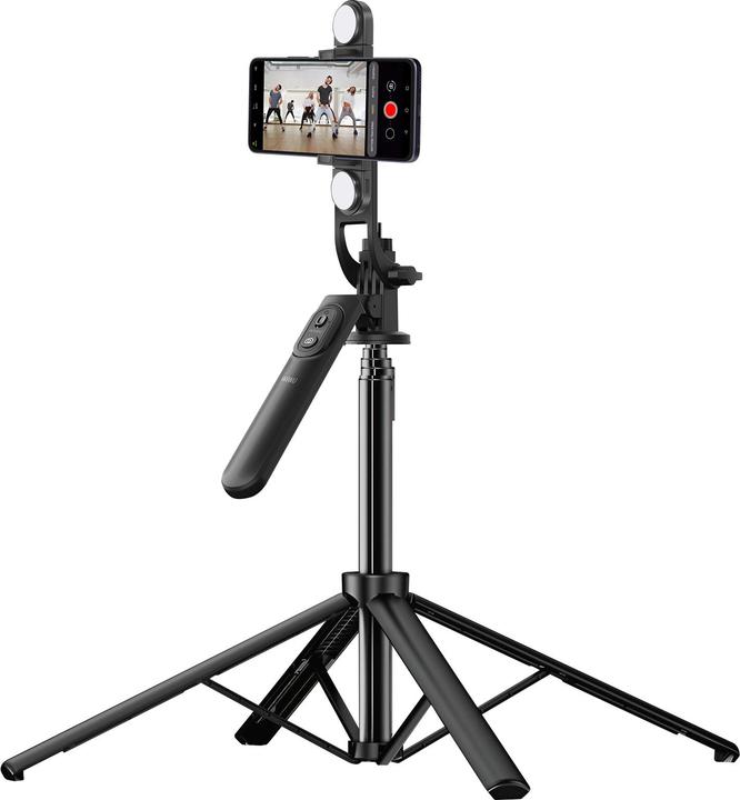 Actual product image Wiwu Selfie stick - Selfie Stick Wi-SE012 with Tripod Function and double LED light