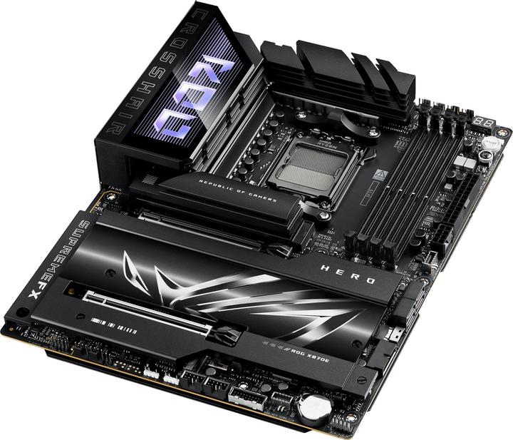 Actual product image ASUS Rog Crosshair X870e Hero (AM5, AMD X870E, ATX)