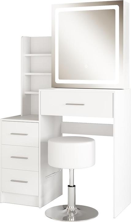 Vicco Lisca mit Hocker und Beleuchtung (80 x 36 x 132.5 cm)