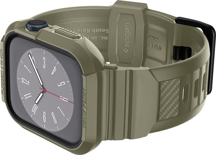 Produktbild Spigen RUGGED ARMOR?PRO? APPLE WATCH 4 / 5 / 6 / 7 / 8 / SE (44 / 45 MM) VINTAGE KHAKI (44 mm, 45 mm, Thermoplastisches Polyurethan (TPU))