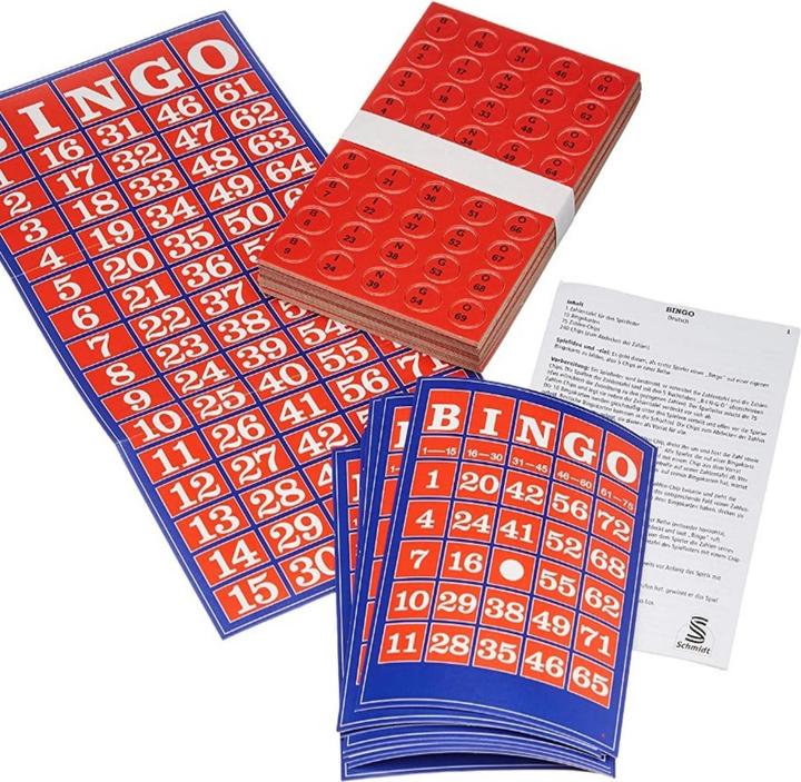 Actual product image Schmidt Spiele Bingo (German, French, Italian)