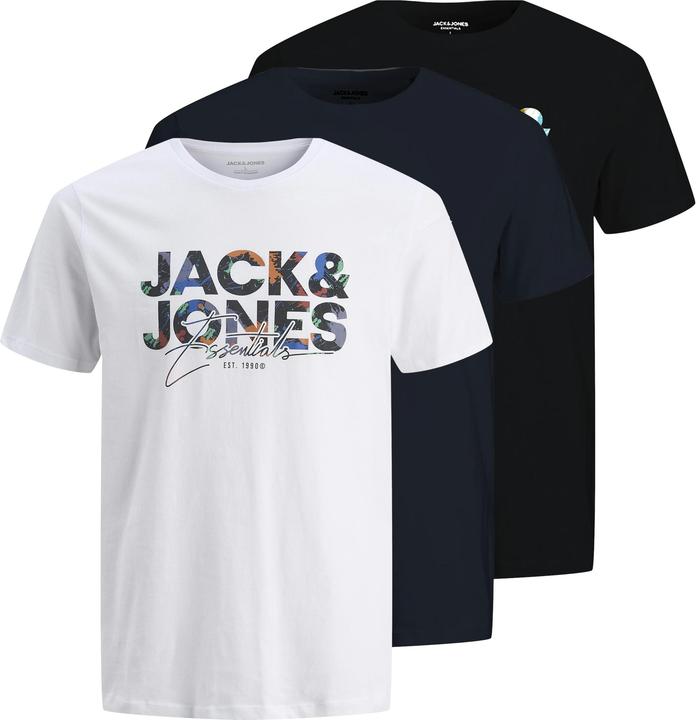 Actual product image Jack & Jones 3er-pack T-shirt T-shirt (M)