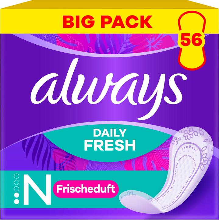 Always Daily Fresh Normal (56 x, Panty liners)