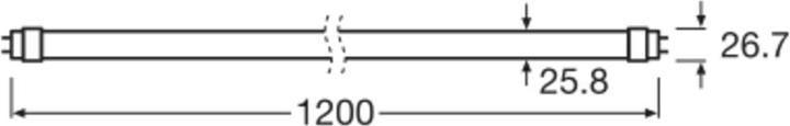 Produktbild Osram LED Tube T8 (G13, 15 W, 1800 lm, 1 x, E)
