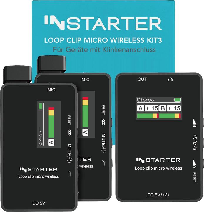 Actual product image Wiltec Loop Clip Micro Wireless Kit3 – 3.5