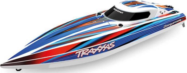 Traxxas DISRUPTOR blau 26 Zoll V-Rumpf Boot Selbstaufrichtung ohne Akku und Ladegerät