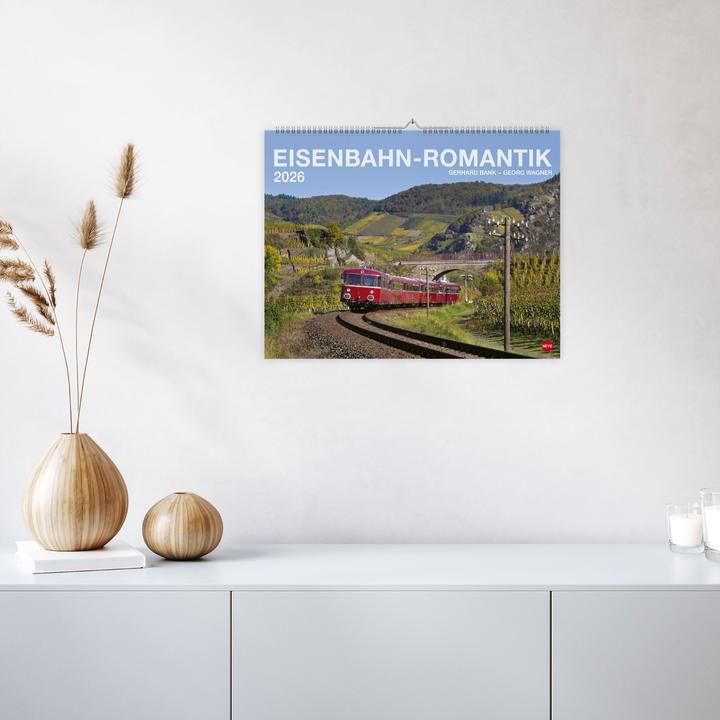 Immagine prodotto Heye Eisenbahn-Romantik Posterkalender 2026 (44 x 34 cm, Copertina rigida, Tedesco)