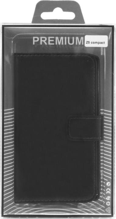 Produktbild OEM Slim Book Case Sony Xperia Z5 Compact - black (Sony Xperia Z5 Compact)
