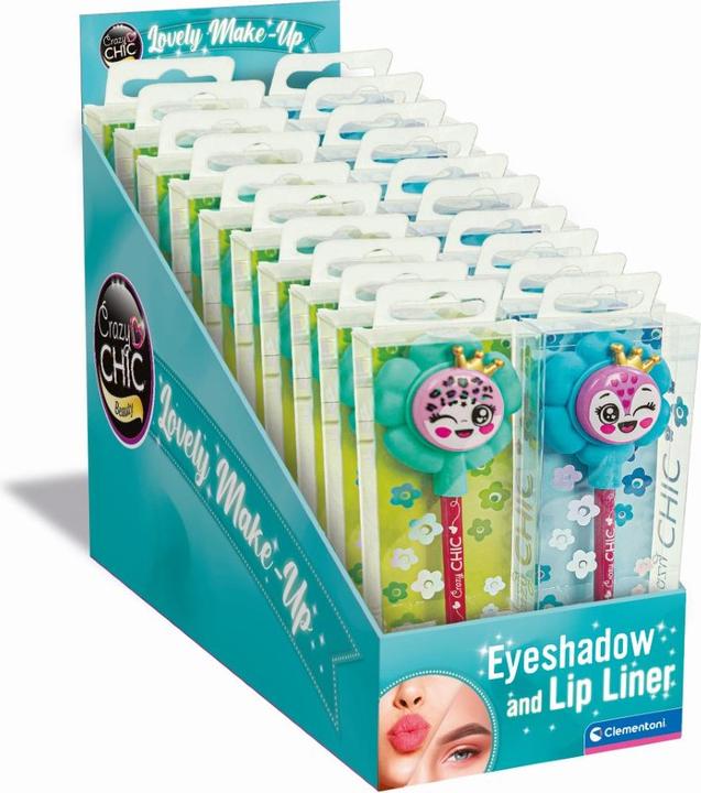 Actual product image Clementoni Crazy Chic Lidschatten und Lipliner Flower - Türkis