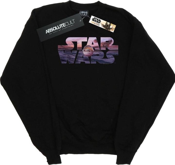 Star Wars The Mandalorian The Child Logo Sweatshirt Mädchen (152, 158)