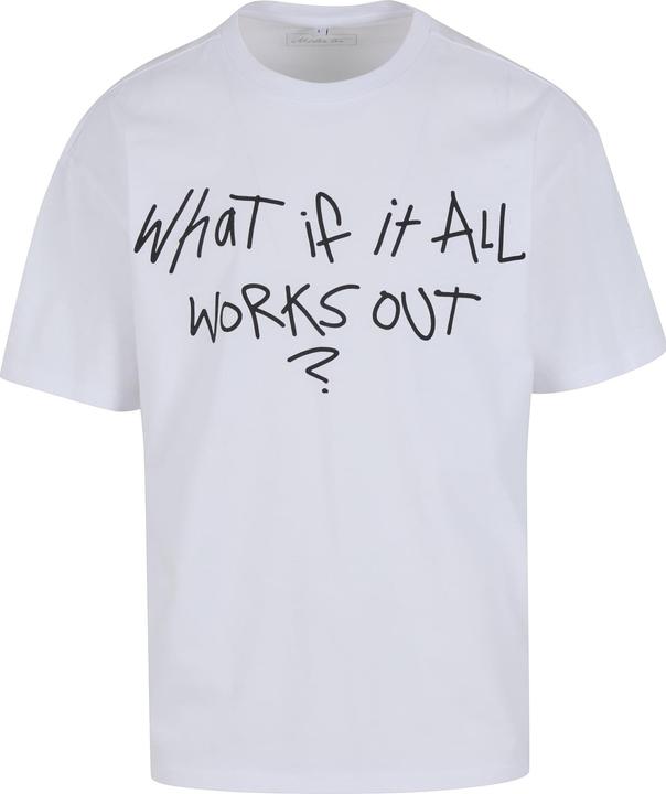 Actual product image Mister Tee MisterTee It All Works Out Wording Oversize Tee - 201313 (XXL)