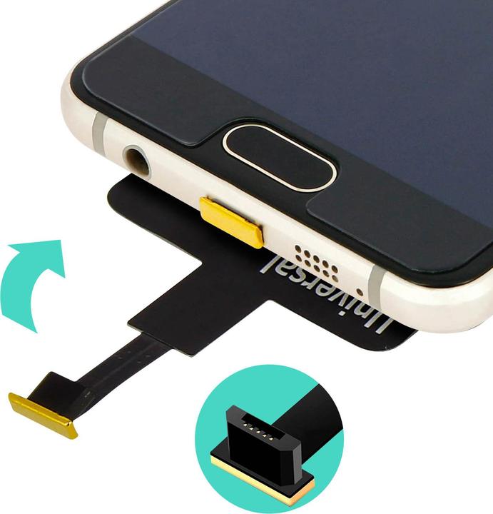 Image du produit Avizar Récepteur de charge QI Connecteur micro-USB
