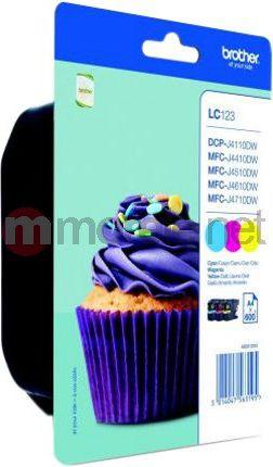 Produktbild Brother LC-123 Rainbow Pack (M, C, Y)