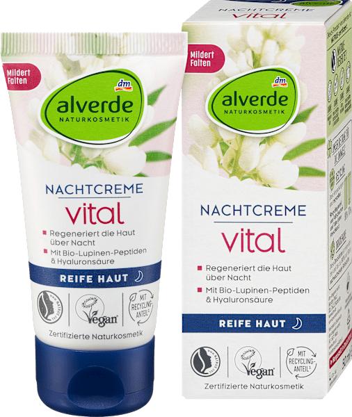 Image du produit dm alverde Crème de nuit Vital Peptides de lupin bio (Crème de nuit)