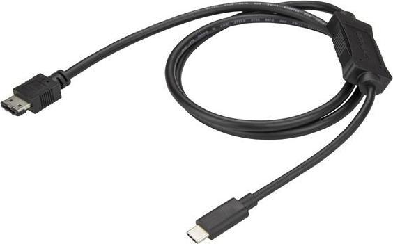 Image du produit StarTech Câble USB-C vers eSATA - Pour les dispositifs de stockage externe avec disque dur / SDD / ODD (1 m, USB 3.0)