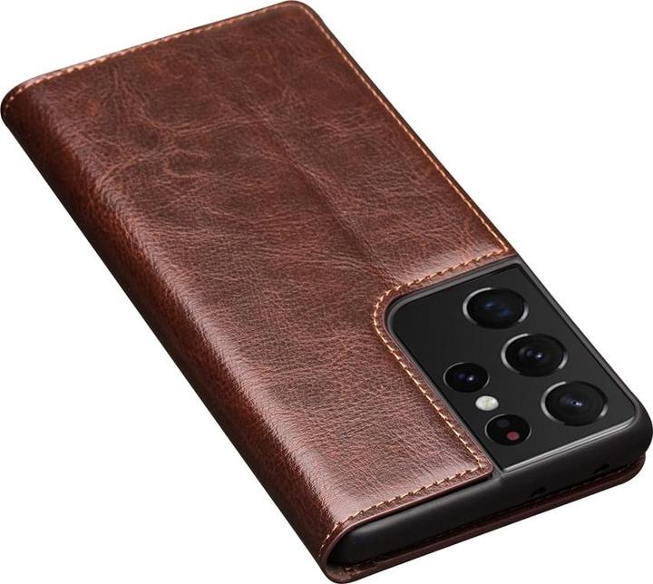 Immagine prodotto QiAlino Fourre Flip cuir véritable (Samsung Galaxy S22 Ultra)