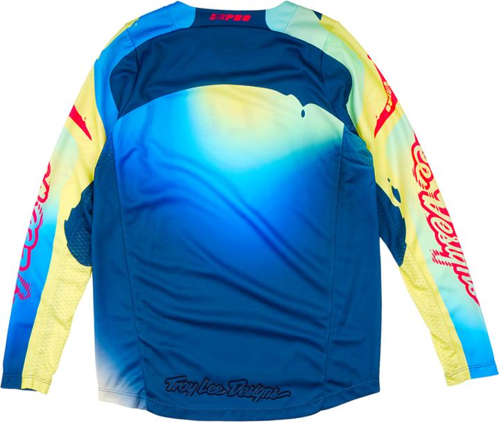 Image du produit Troy Lee Designs GP Pro Jersey, Drip, glo yellow/dark navy, youth M (M)