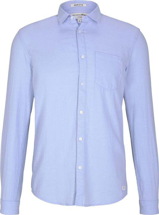 Produktbild Tom Tailor Hemd Shirt fein strukturiert mit Bio Baumwolle (XL)