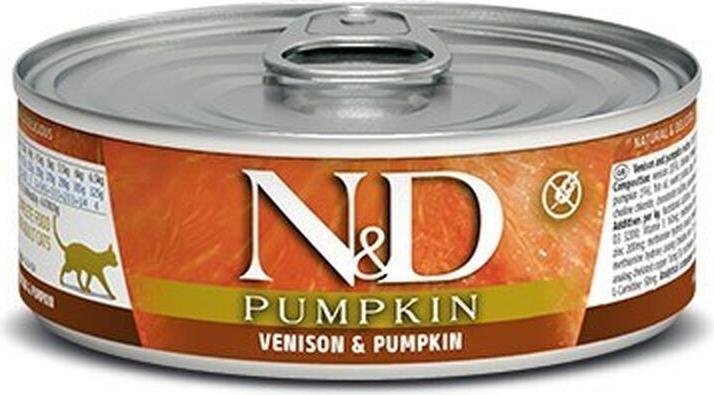 Actual product image Farmina Feline Adult Venison & Pumpkin (80g) (Adult, 24 pcs., 70 g)