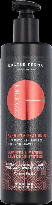 Image du produit Essentiel Antwerp Eugene Perma Professional 2-in-1 Keratin Frizz Control Shampooing anti-frisottis pour cheveux (400 ml, Shampoing liquide)