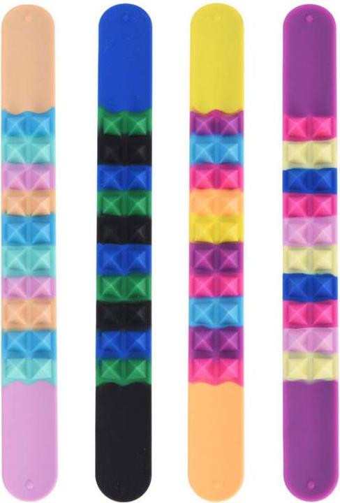 Lineal- Schnapparmband, 23 cm (23 cm, Kunststof)