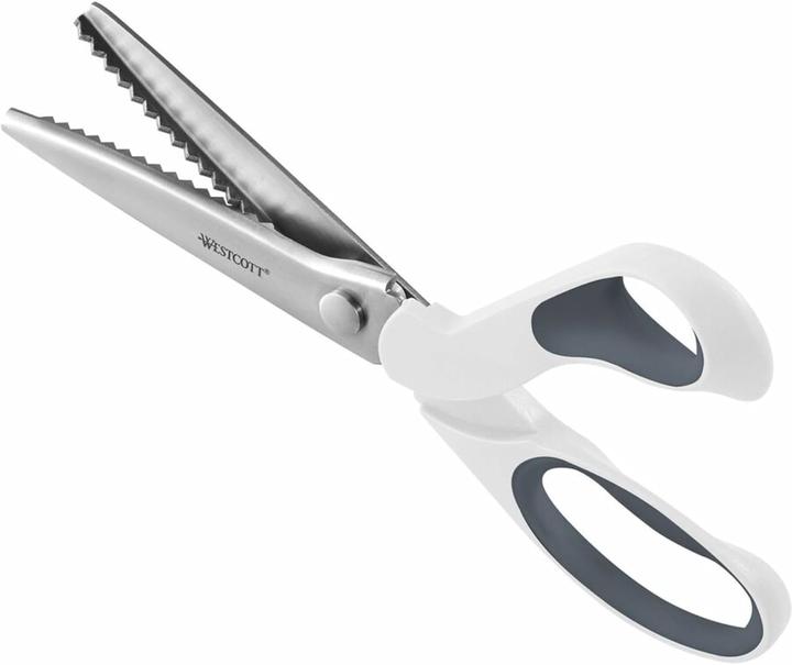 Actual product image Westcott Contour scissors Softgrip white-grey 24.0 cm (24 cm)