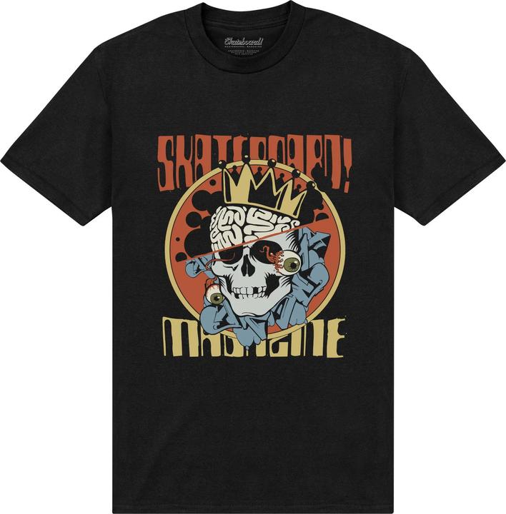 Skateboard Magazine Skull TShirt (S)