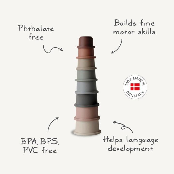 Produktbild Mushie Stapelturm