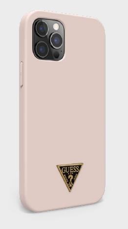 Actual product image Guess Hard Cover Silicone Triangle Logo (Apple iPhone 12 Pro, Apple iPhone 12)